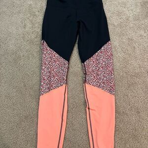 Old Navy Active Grey and Pink Leggings